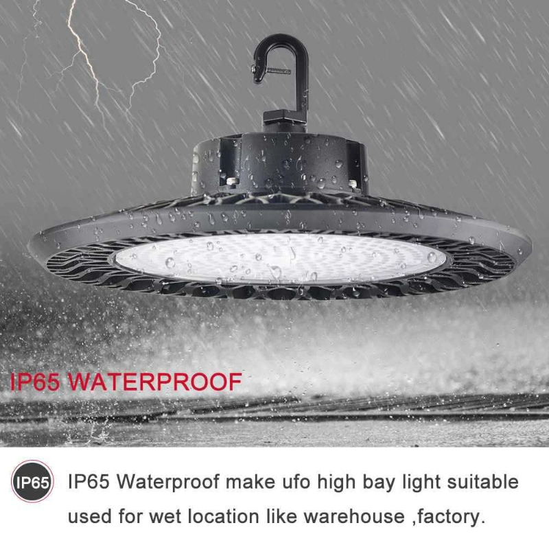 Workshop Warehouse Outdoor 200W UFO Highway Waterproof IP65 Aluminium