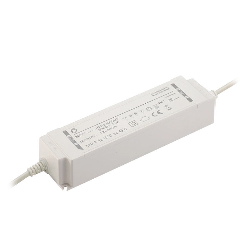 80W Plastic Housing LED Driver Constant Switching Power Supply